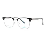 Чёрный и серебряный, 0 степень, анти-синий свет, плоская подошва, зеркальное покрытие