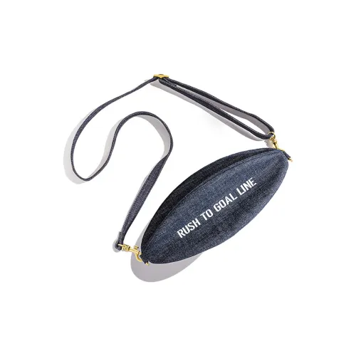 MADEN Хлопок Регби Сумка Сумка через плечо Средняя Унисекс Джинсовый синий