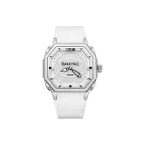 Белый корпус, белый циферблат, белый ремешок