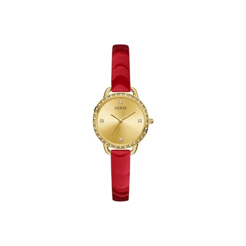 GUESS Кварцевый Movement Женские Fashion Luxury Women's Watch 30MM*30MM*5mm Золотой