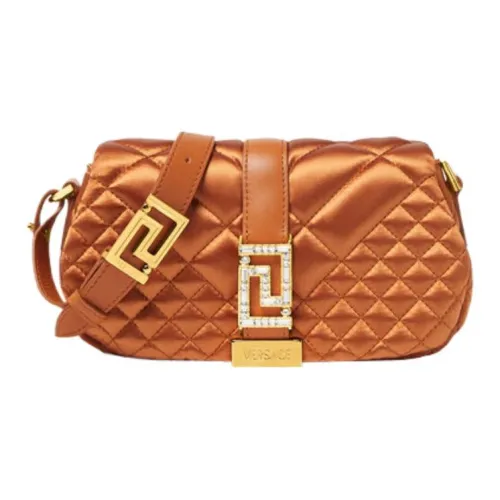 FANSIZHE Greca Goddess Вискоза с шелком тутового дерева и овечьей кожей Сумка через плечо Сумка на плечо Женская Коричневая