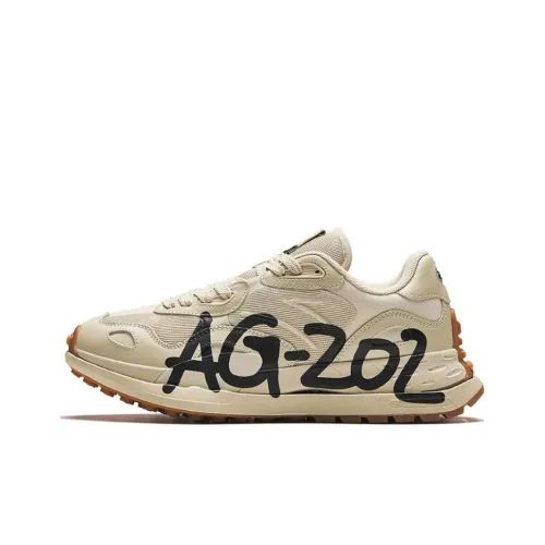 ANTA Амортизация Износостойкие Низкие Кроссовки для Бега Мужские Бежевые Желтые Черные