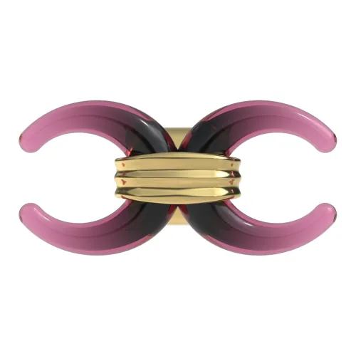 LUMORII Сплав, Смола Аксессуары для обуви Темно-розовый/Черный Унисекс