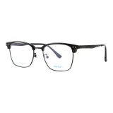 Чёрный, 0 степень, анти-синий свет, плоская подошва, зеркальце