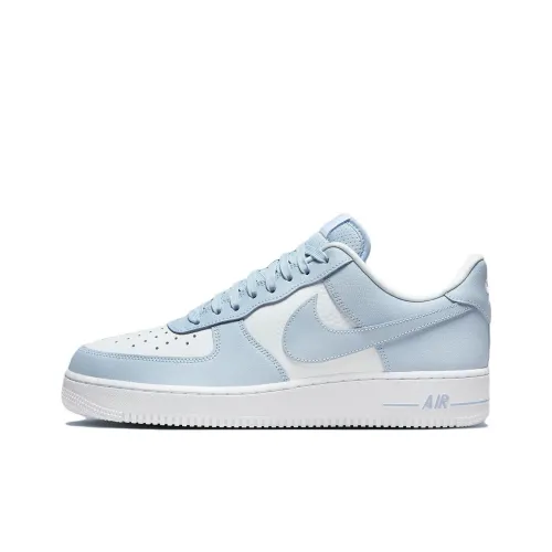 Nike Air FORCE 1 Скейтборд Кроссовки Низкие Белые и Синие Мужские