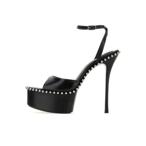 Alexander Wang One Ремень Сандалии 15 см Женские Черные