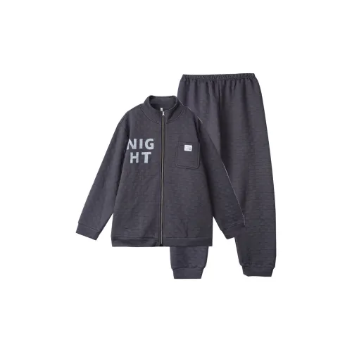 Dorame Dark Gray Men's Pajama Sets Dorame Темно-серый мужской пижамный комплект