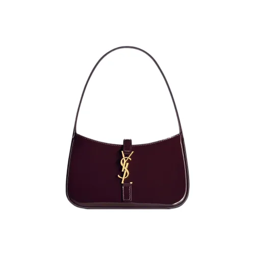 SAINT LAURENT LE5A7 Телячья кожа Сумка Сумка через плечо Мини Женская Пряный Шоколад