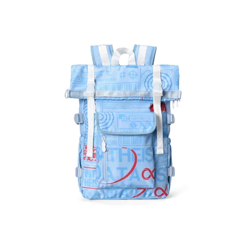 8atheist Полиэстер Рюкзак MULTI Отделение Рюкзак Большой Унисекс Haze Синий