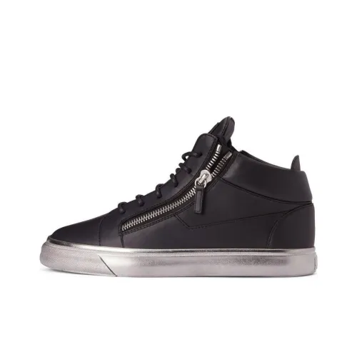 Giuseppe Zanotti GZ High Топ Скейтборд Кроссовки Мужские Черные