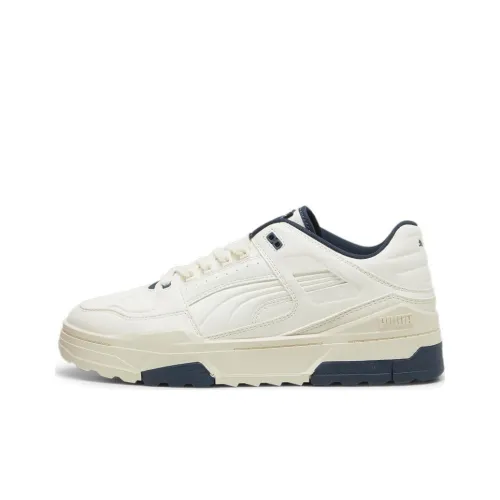 PUMA Slipstream Xtreme кожаные низкие кроссовки для скейтбординга унисекс белые