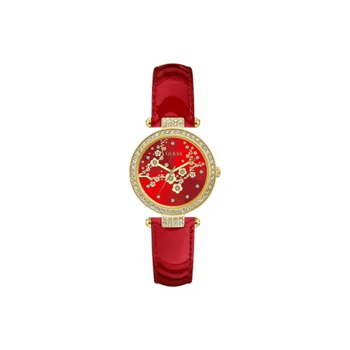 GUESS Кварцевый Movement Женские Fashion Luxury Women's Watch 32мм*32мм*5мм Красный