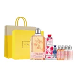 Вишневый цветок Баня 250 мл + Розовый Крем для рук 30 мл