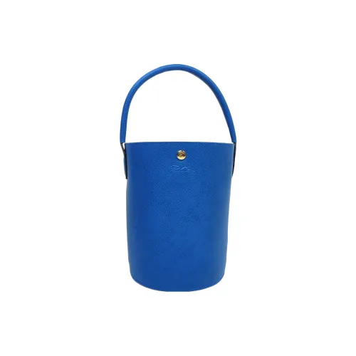 LONGCHAMP Épure Корова Кожа Ведрообразная Сумка Одно Плечо Сумка Маленькая Женская Темно-Синяя