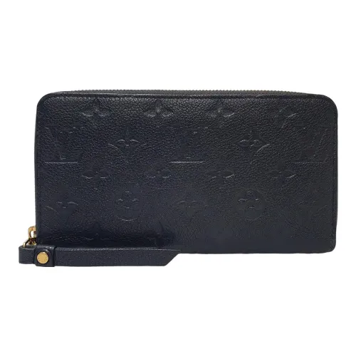 LOUIS VUITTON EMPREINTE Кожа Кошелек Унисекс Черный