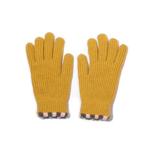 Clect Сенсорный экран Доступные Вязаные Перчатки Женские Желтый Зеленый