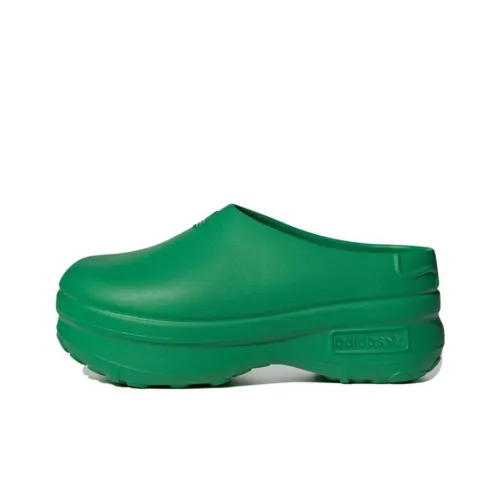 Adidas Originals AdiFOM Stan Smith Mule Устойчивые к истиранию Домашние тапочки Женские Зеленые