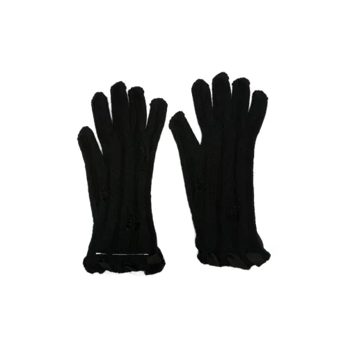 MM6 Maison Margiela Акриловые вязаные перчатки женские