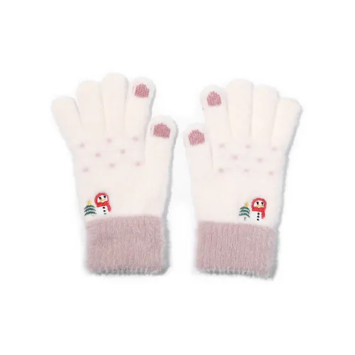 Clect Сенсорный экран Доступные Вязаные Перчатки Женские Белые