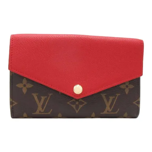 LOUIS VUITTON Pallas Monogram Canvas Legend Wallet Regular Unisex Cherry