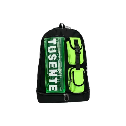 Aito Oxford Backpack Standard Unisex Black Green Aito Оксфорд Рюкзак Стандартный Унисекс Черный Зеленый