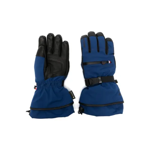 MONCLER Lambskin, Polyamide, Elastane, Polyester, Cotton Gloves Men's