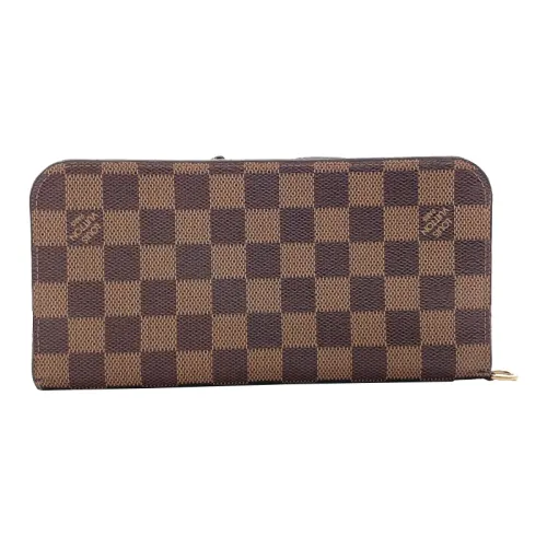 LOUIS VUITTON Холст Кошелек Унисекс Коричневый