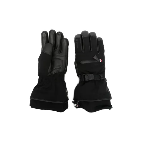 Moncler Lambskin, Polyamide, Elastane, Polyester, Cotton Gloves Men's