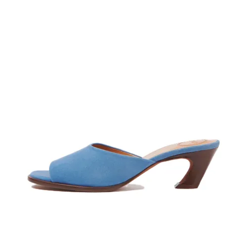 Chloe Oli Слипоны 5 см Женские Синие