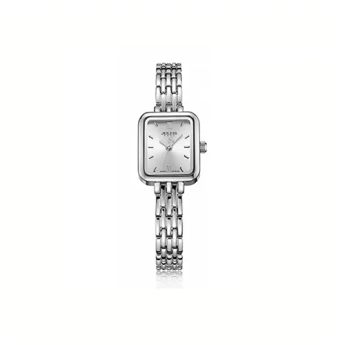 JULIUS JL Кварцевый механизм Женские часы 18mm*21mm*7,5mm Серебристый