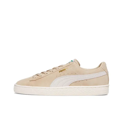 PUMA Suede Series Classic XXI Low Топ Скейтборд Кроссовки Женские Экрю