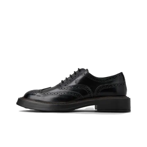 TOD'S Мужские низкие туфли черного цвета