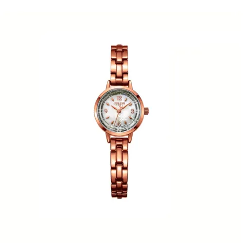 JULIUS JL Кварцевый механизм Стальной ремешок Часы Женские Жемчужная раковина Циферблат