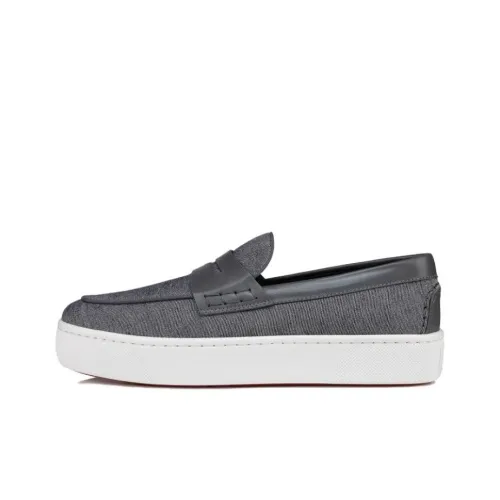 Christian Louboutin Мужские повседневные туфли Low Top Серый Мужской