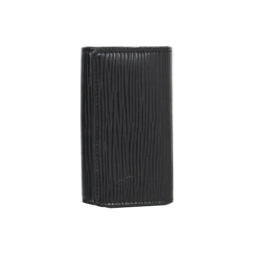 LOUIS VUITTON EPI Кожа Key Pouch Унисекс Черный
