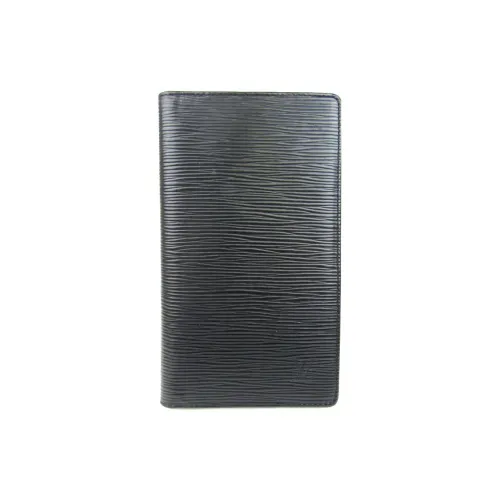 LOUIS VUITTON EPI Кожа Кошелек Стандартный Унисекс Черный