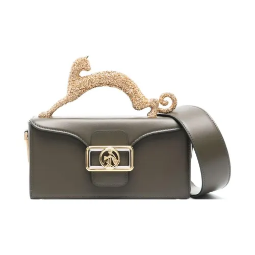 Lanvin Pencil Коровья кожа Сумка через плечо Сумка Маленькая Женская Зеленая