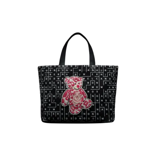Moncler Ткань Тоут Сумка Сумка для покупок Сумка Большая Унисекс Многоцветная