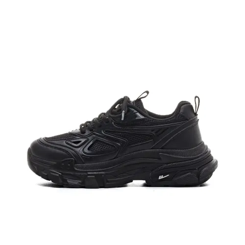 Warrior визуально увеличивает рост устойчивый к истиранию противоскользящий низкий топ текс-подошва женские черный