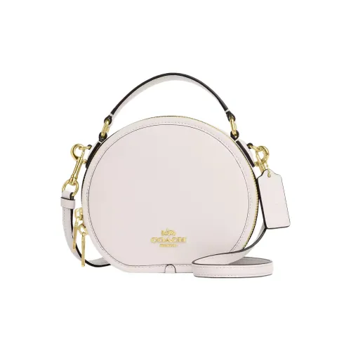 COACH Canteen Утонченная сумка из галечной кожи сумка через плечо маленькая сумка через плечо женская белая