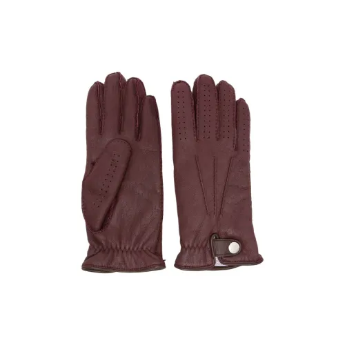 BRUNELLO CUCINELLI Sheepskin, Fur, Leather Gloves Men's
