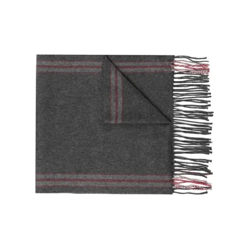 BRUNELLO CUCINELLI Шелковые вязаные шарфы Мужской
