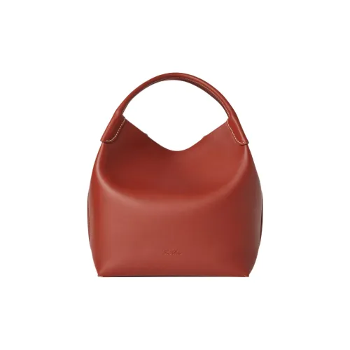 Loro Piana Телячья кожа Одно плечо Сумка Большая Женская Темный цвет Cod