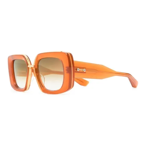 Akoni Ацетат Нерегулярная форма Солнцезащитные очки Женские Оранжевый