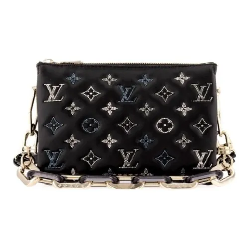 LOUIS VUITTON Coussin Кожа Сумка через плечо Маленькая Женская Черная