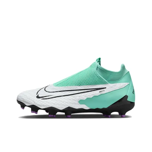 Nike Phantom GX MG MULTI Ground Slip-resistant футбольные бутсы унисекс зеленый белый