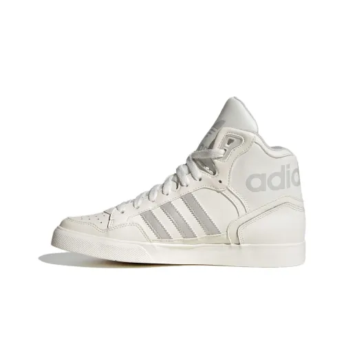 Adidas Originals Extaball Up Slip-Resistant Abrasion-Resistant MID Skateboarding Top Shoes Unisex Ecru Adidas Originals Extaball Up Slip-Resistant Abrasion-Resistant MID Скейтбординг Топ Кроссовки Унисекс Экрю