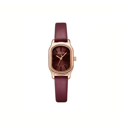 JULIUS JL Кварцевый механизм Женские часы 19,5mm*31,5mm*7mm Красный