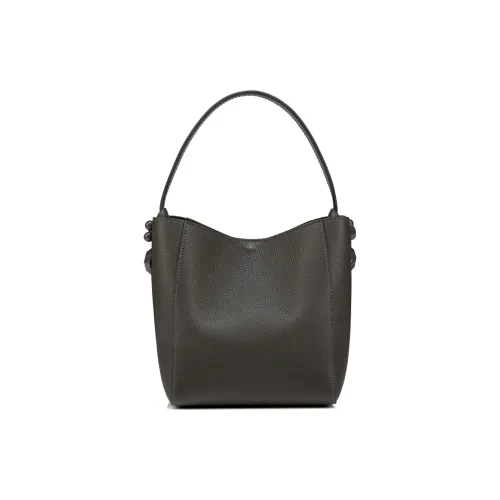 CL LUBOTING Сумка через плечо из крупнозернистой текстуры коровьей кожи мини-сумка женская ракета серый