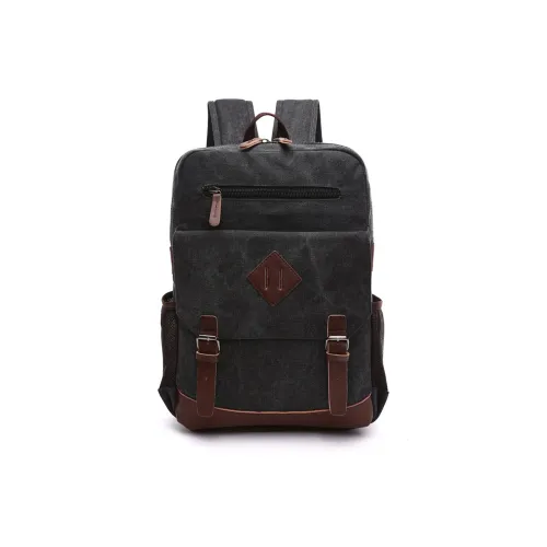 Slazenger Холст и Кожа 15,6 Дюймовый Ноутбук Рюкзак Стандартный Унисекс Многоцветный